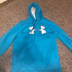 Blue under armor hoodie